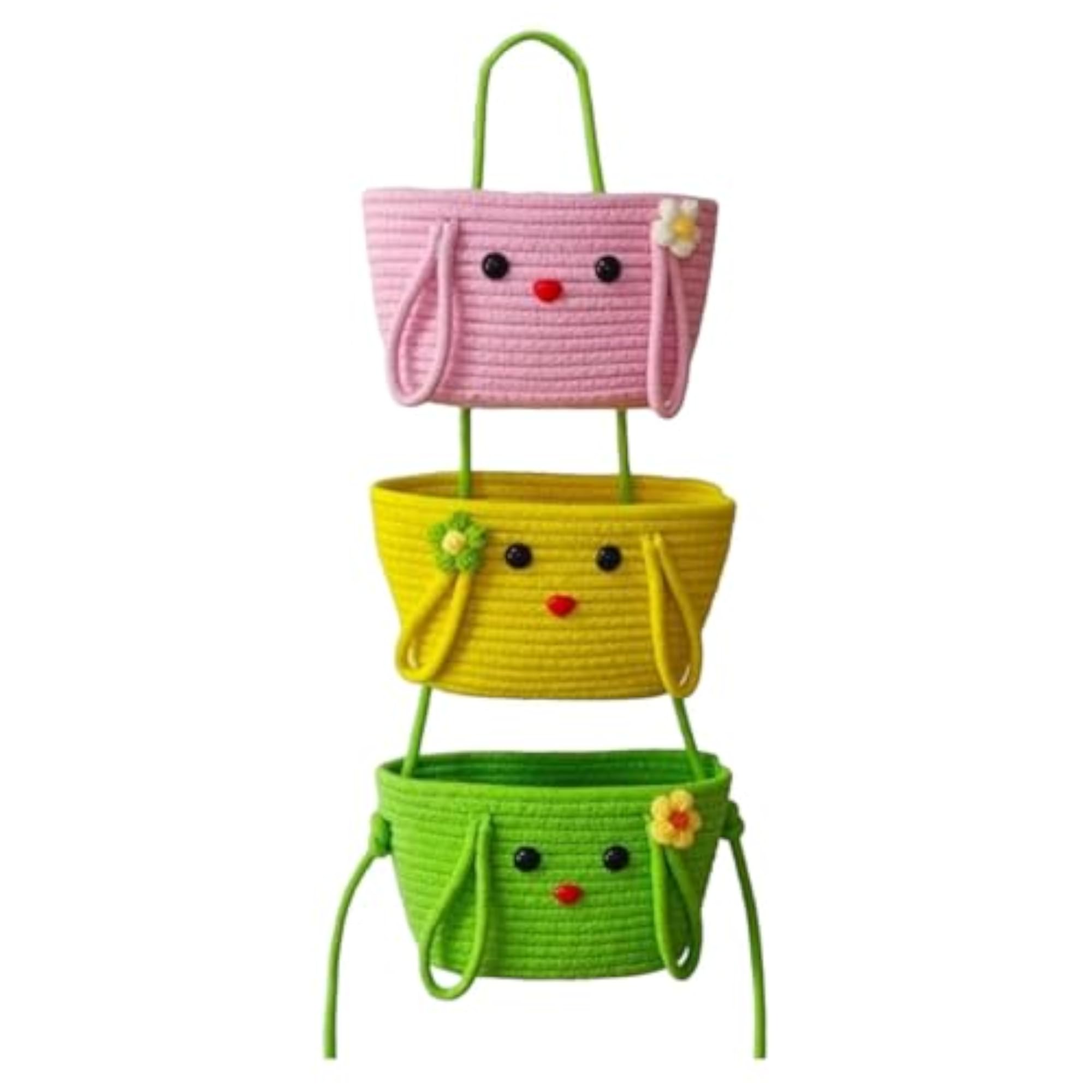 Wall Hanging Basket Bohemian Woven Wall Basket
